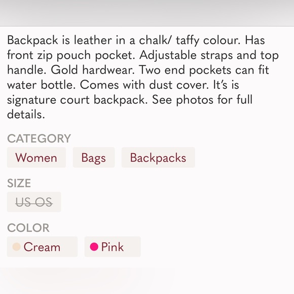 🔖 Coach Backpack - NWT - Picture 10 of 11